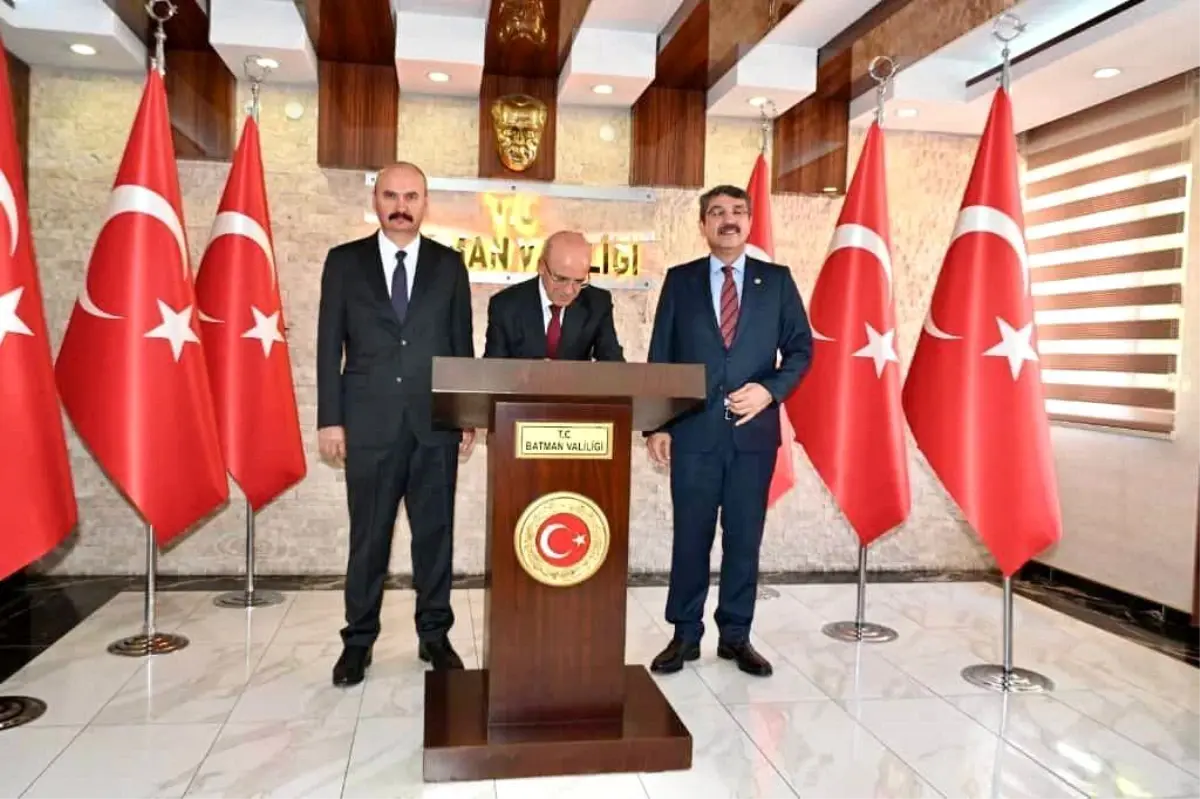 Bakan Şimşek Batman\'da Ziyaret Gerçekleştirdi