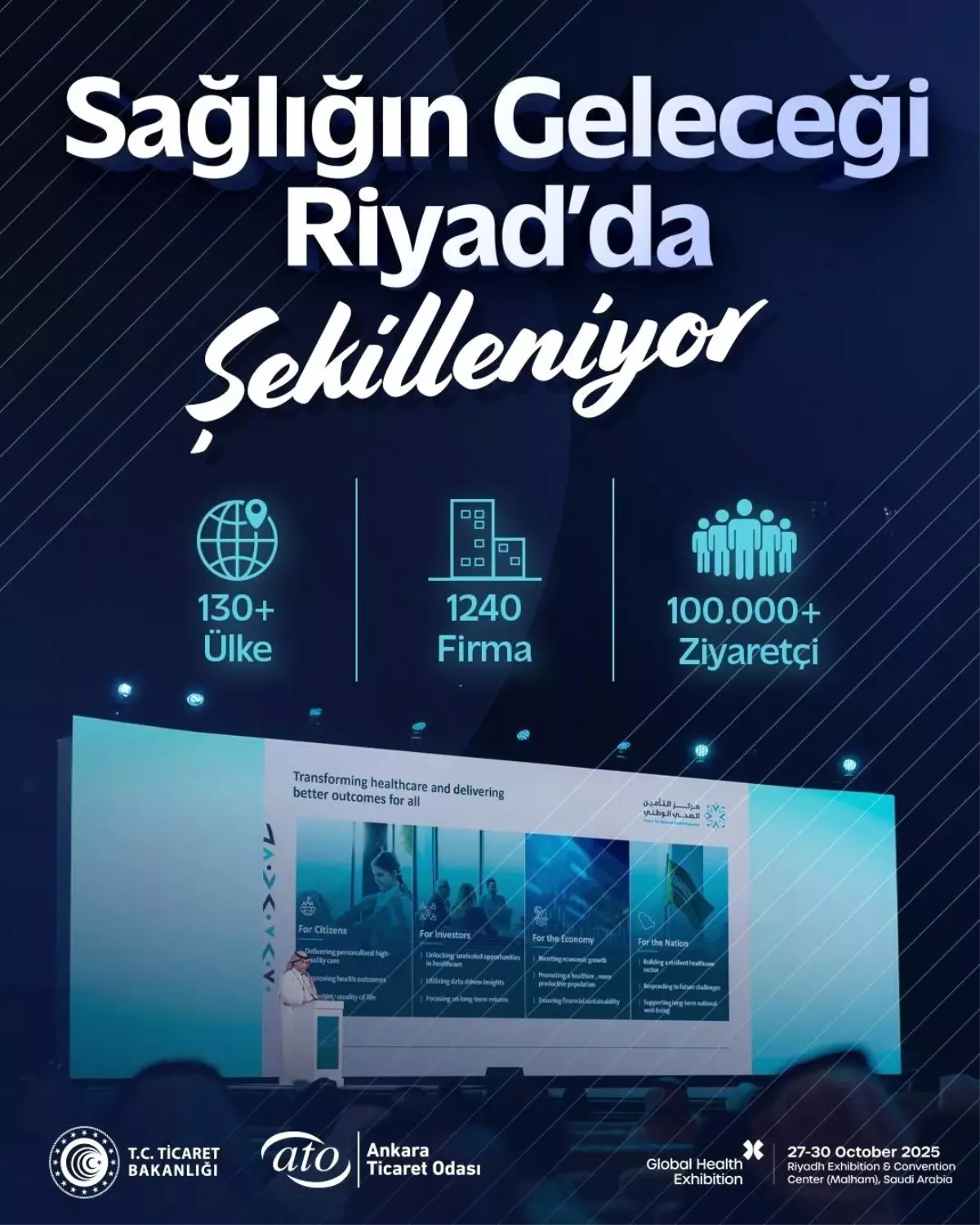 Türkiye, Riyad\'daki Küresel Sağlık Fuarı\'nda Tanıtılacak