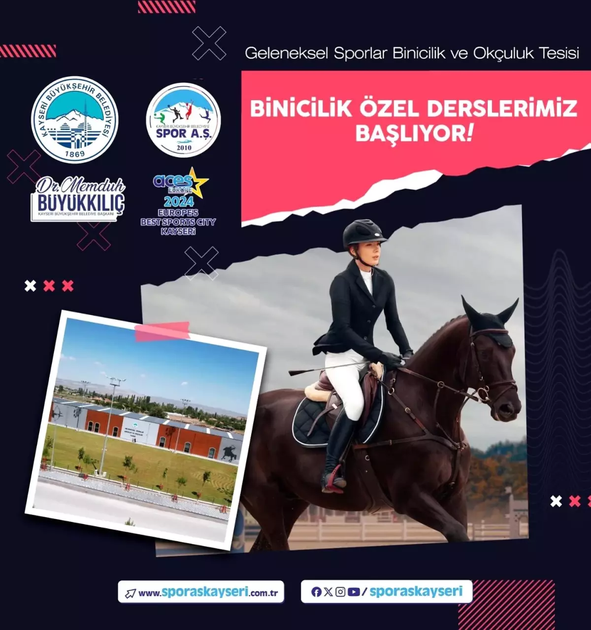 Kayseri\'de Binicilik Eğitimleri İçin Kayıtlar Başladı