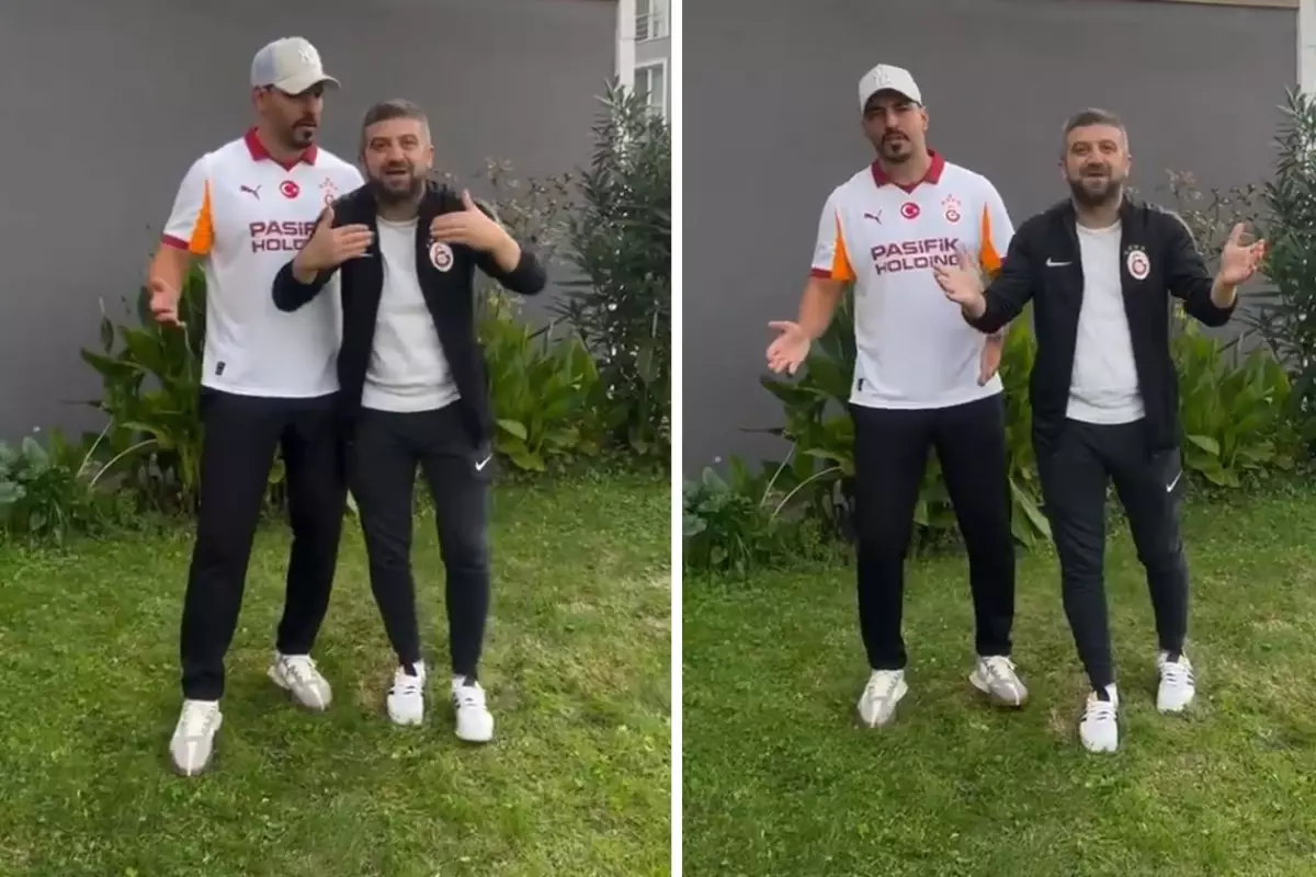 Galatasaraylı taraftarlardan yıldız futbolcuya iki dilde mesaj