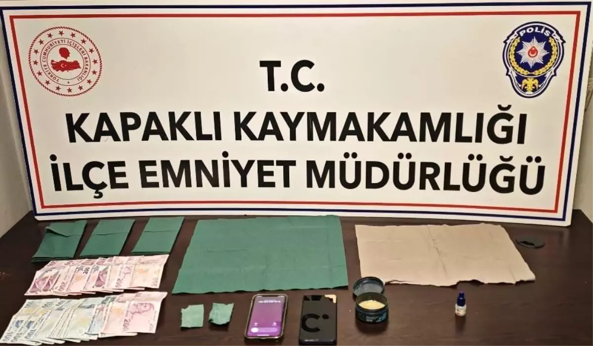 Kapaklı\'da Uyuşturucu Satıcısına Tutuklama