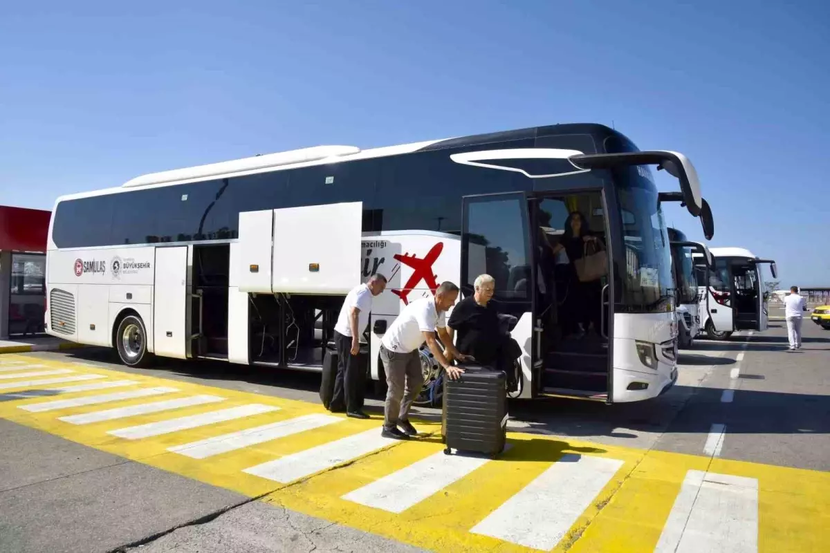SAMSUN\'da SAMAIR ile 260 Bin Yolcu Taşındı