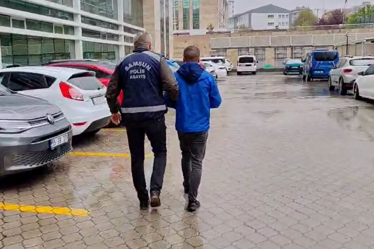 Samsun\'da Hırsızlık Şüphelisi Yakalandı