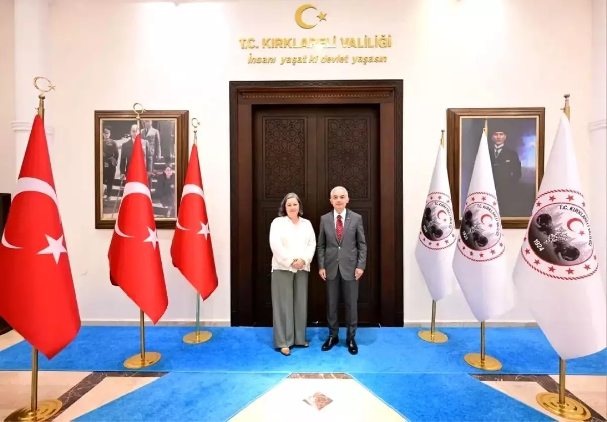Vali Turan, Başkonsolos Grienberger\'i Ağırladı