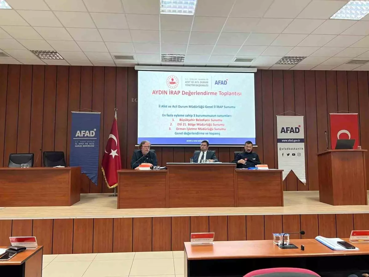 Aydın\'da Afet Risklerini Azaltma Toplantısı Gerçekleştirildi