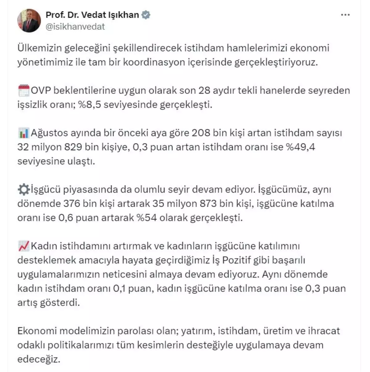 Kadın İstihdamında Artış!