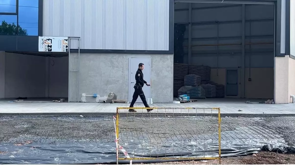 Beton Dökümü Sırasında İşçi Elektrik Çarpması Geçirdi