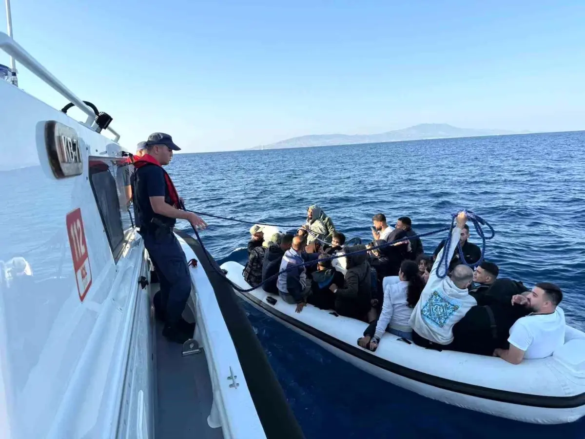 Bodrum\'da 24 Düzensiz Göçmen Yakalandı
