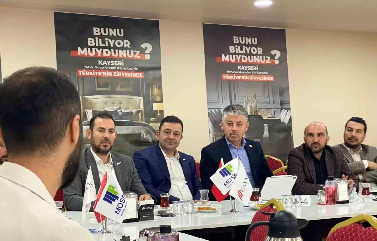 Çopuroğlu: "Mobilyanın anavatanı da başkenti de Kayseri\'dir"