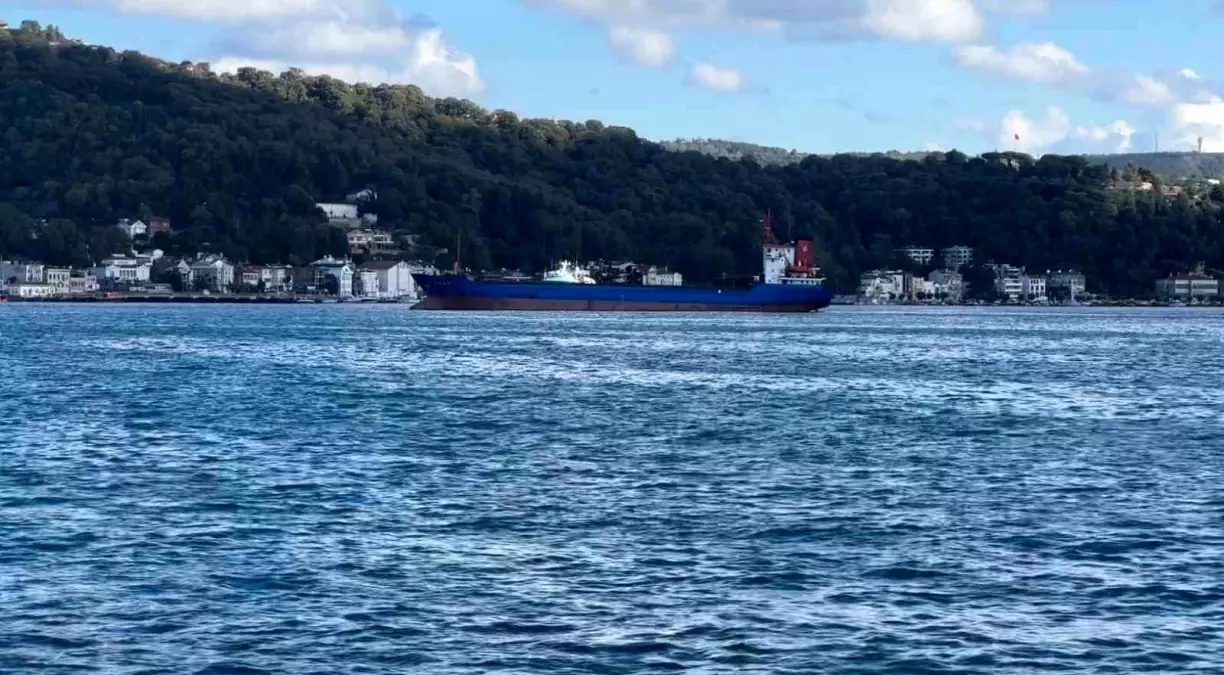 ARDA Gemisi İstanbul Boğazı\'nda Makine Arızası Geçirdi