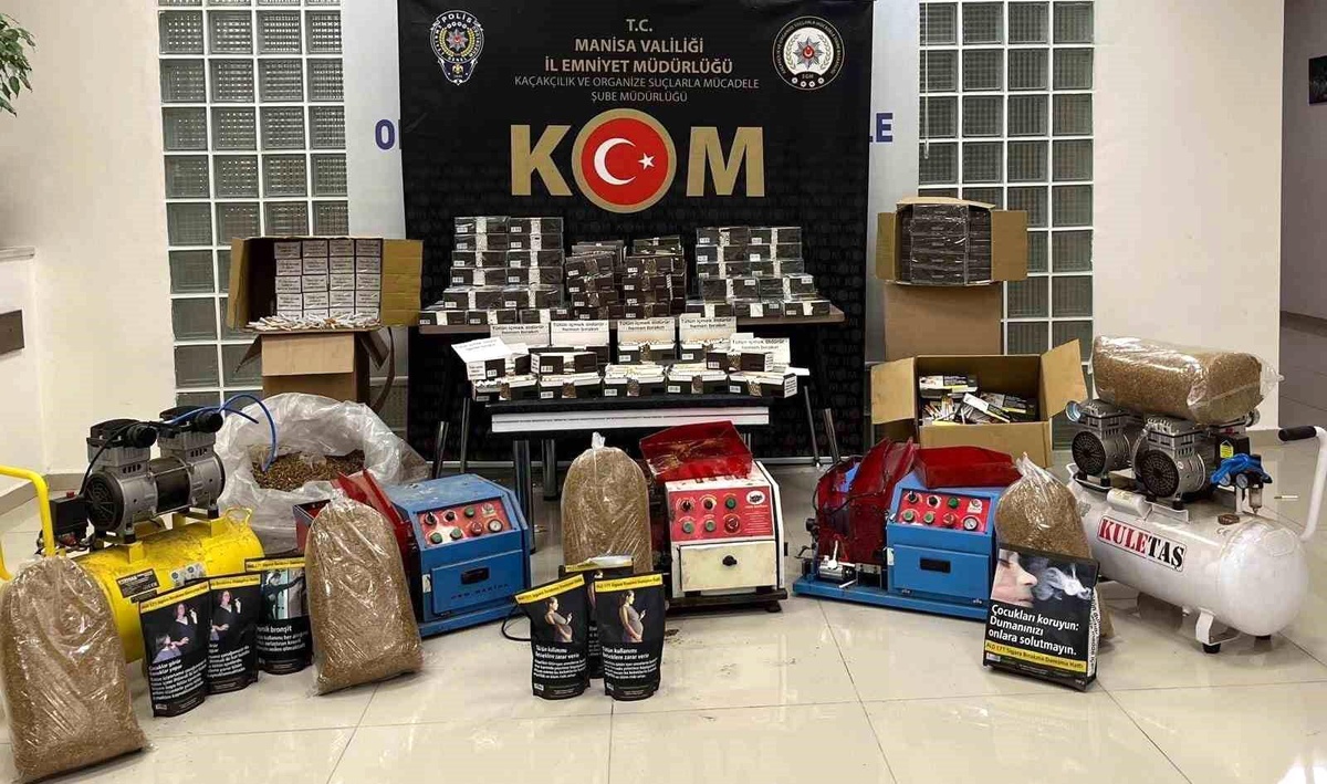 Manisa\'da Tütün Kaçakçılığı Operasyonu
