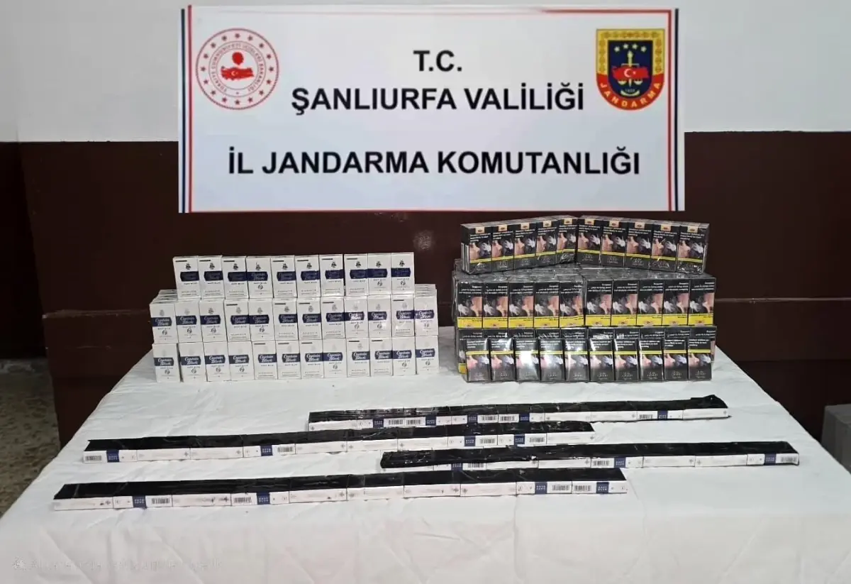 Şanlıurfa\'da 460 Paket Kaçak Sigara Ele Geçirildi