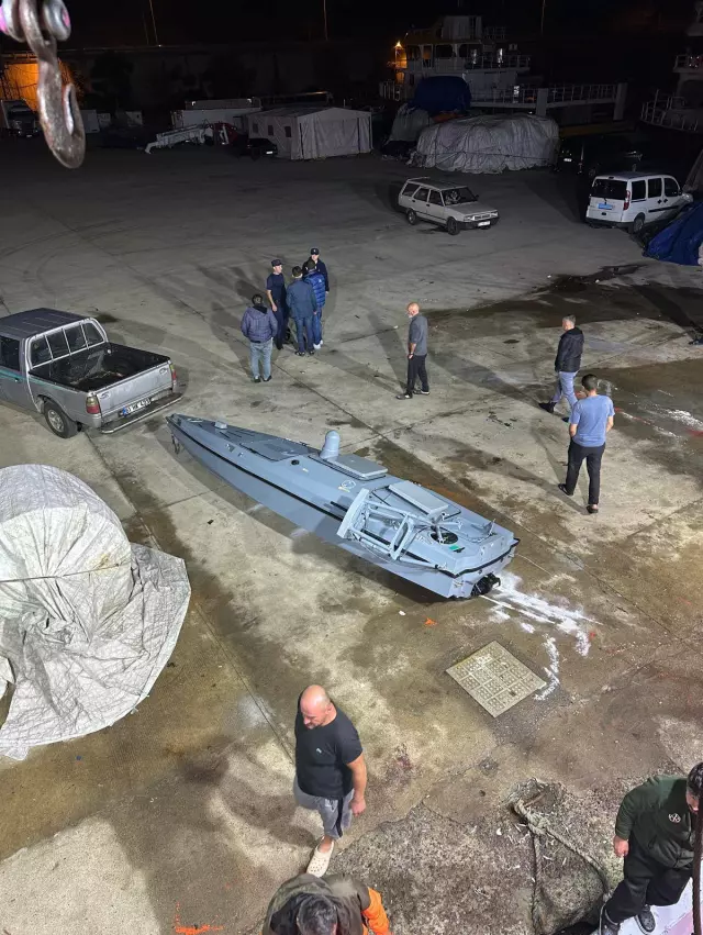 Trabzon'da bomba yüklü insansız deniz aracı bulundu