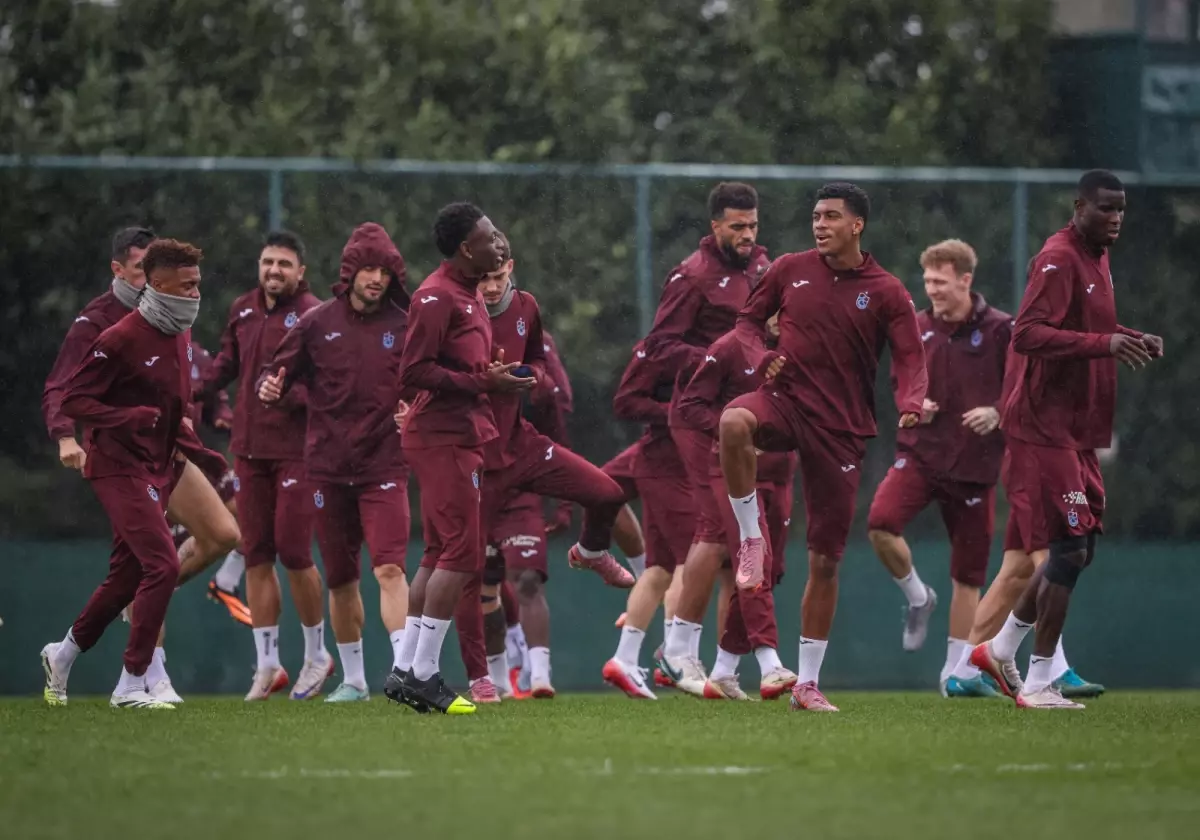 Trabzonspor, Kayserispor Maçına Hazırlanıyor