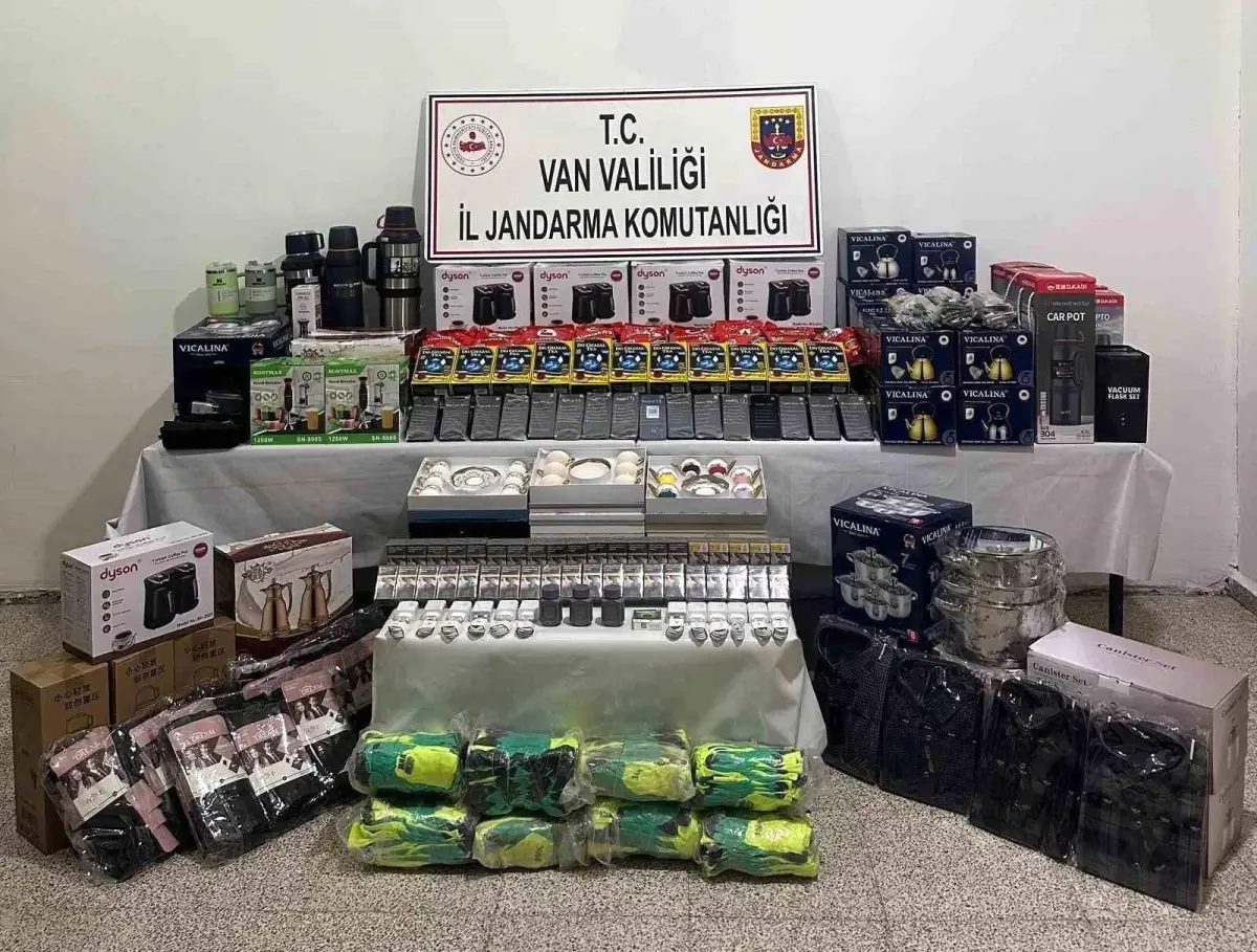 Van\'da Kaçak Malzeme Operasyonu