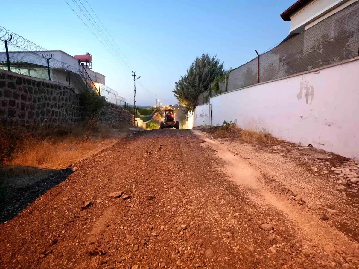Aktoprak ve Nesimi\'de yol çalışmaları tamamlandı