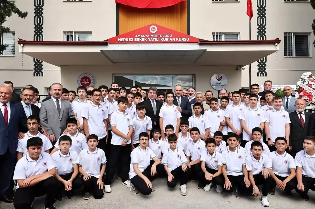 Amasya\'da 85 Kişilik Erkek Yatılı Kur\'an Kursu Açıldı