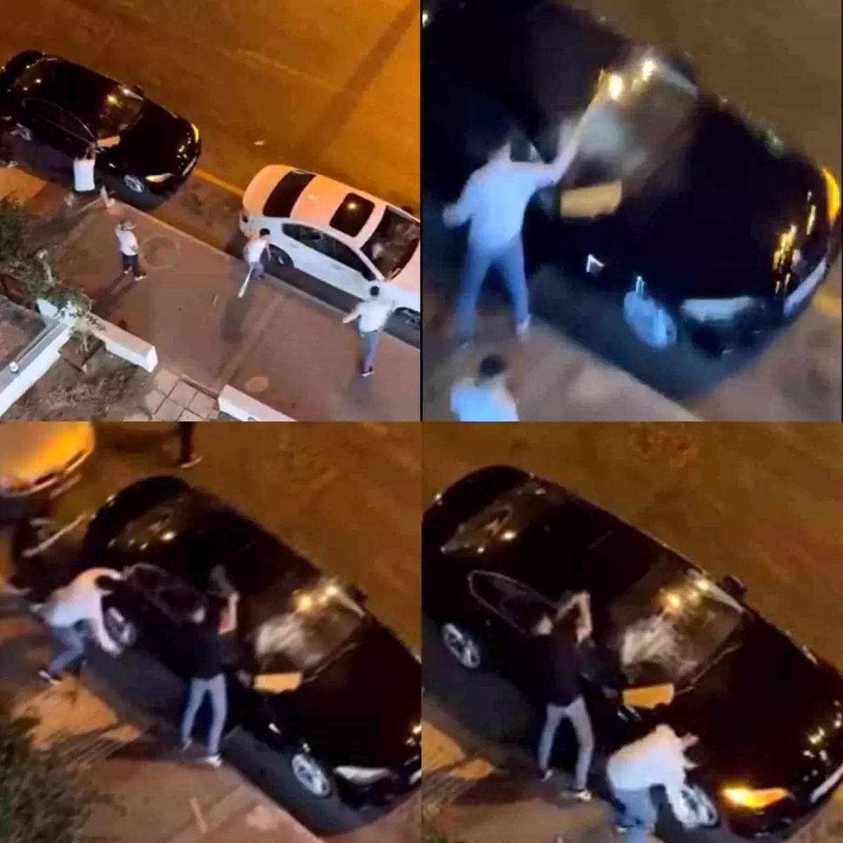 Mersin\'de Otomobillere Saldırı!