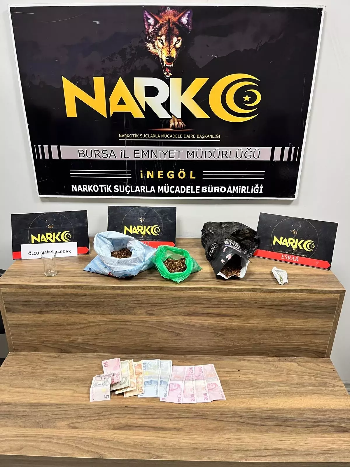 İnegöl\'de 450 Gram Bonzai Ele Geçirildi