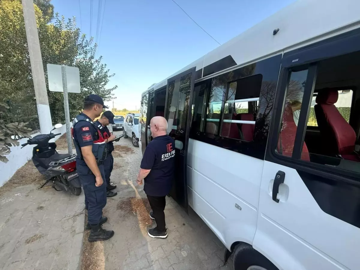 İncirliova\'da Okul Servis Denetimi