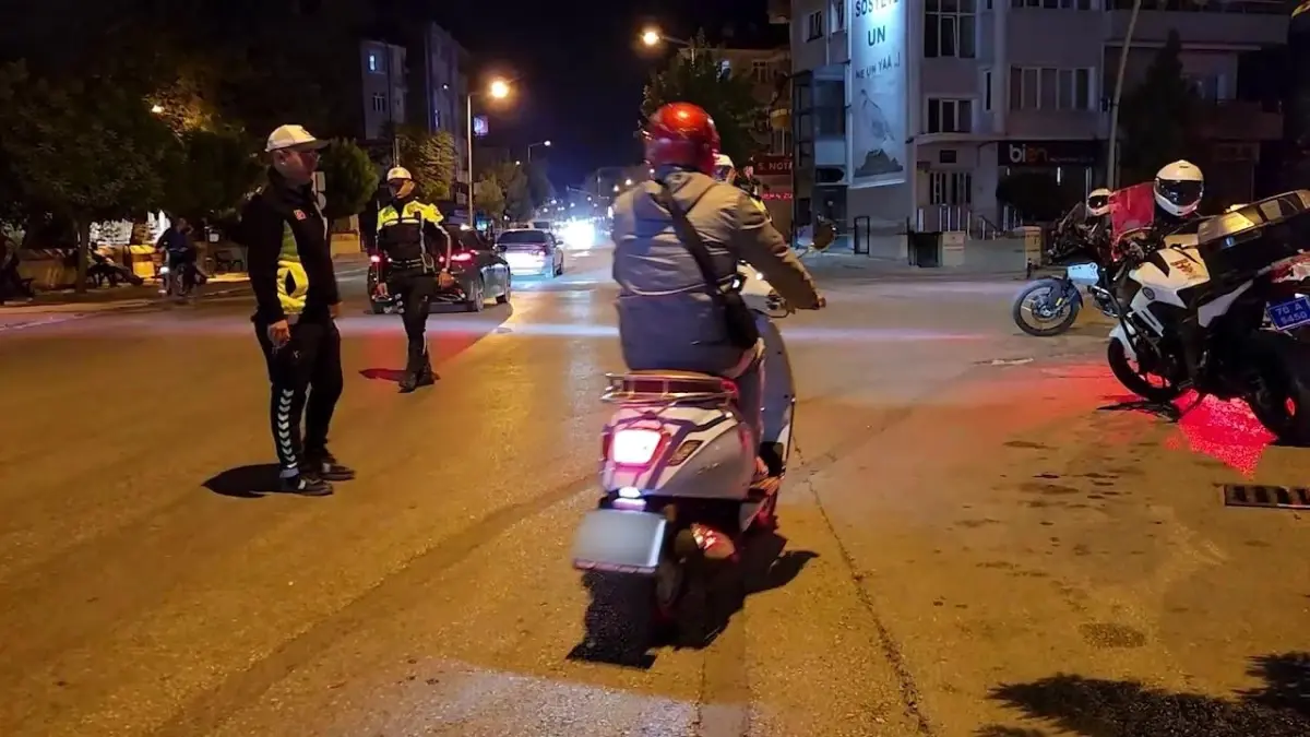 Karaman\'da Motosiklet Denetimi: 387 Ceza Kesildi