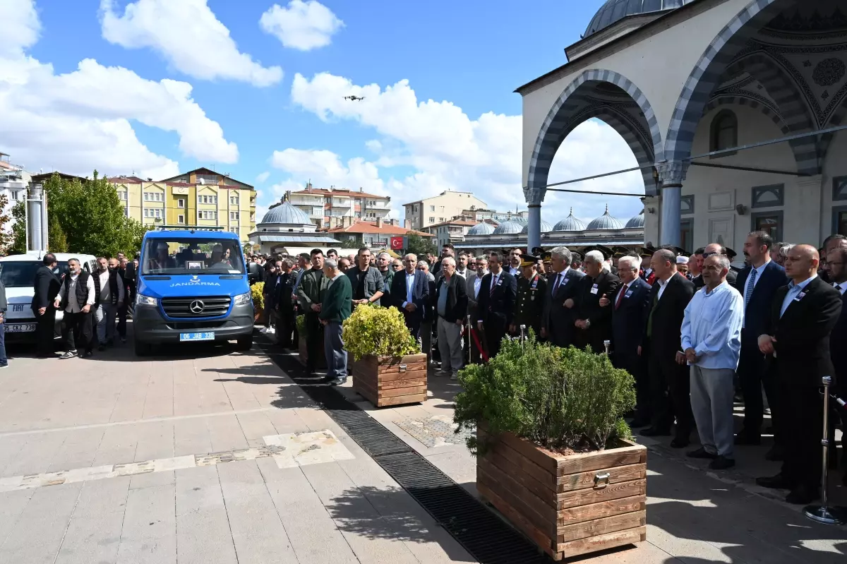 Aksaray\'da şehit olan jandarma için Kırıkkale\'de cenaze töreni düzenlendi