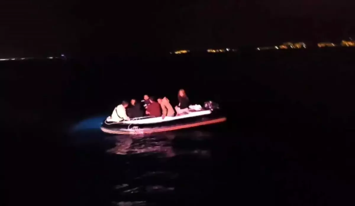 Bodrum\'da 6 Düzensiz Göçmen ve 1 Kaçakçı Yakalandı