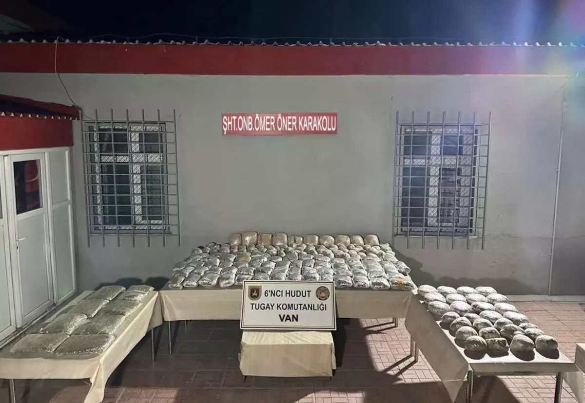 Van Hudut Hattında Uyuşturucu Ele Geçirildi