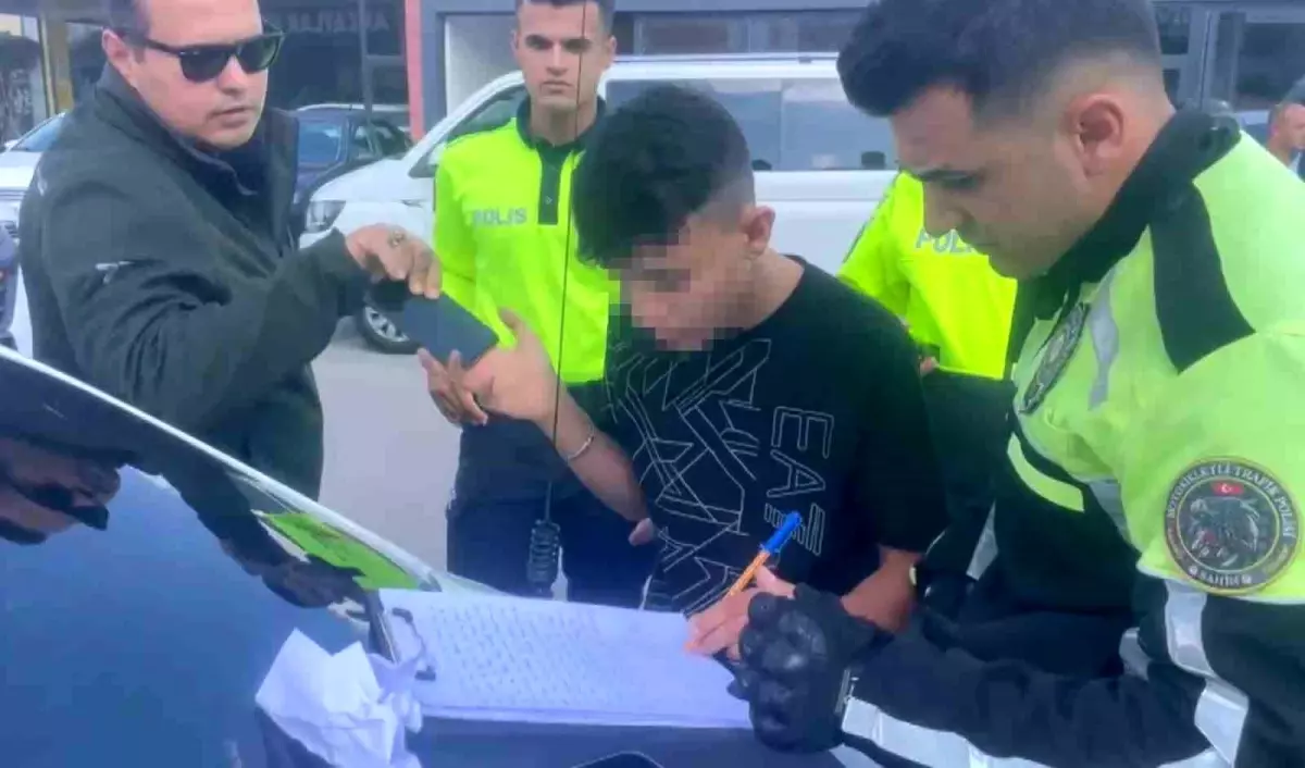 14 yaşındaki çocuk patronunun aracını çaldı, kız arkadaşını gezmeye çıkardı