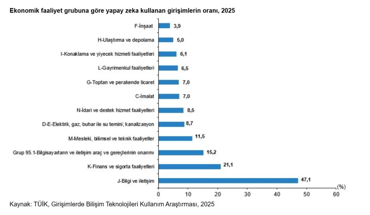 Yapay Zeka Kullanımı Artıyor