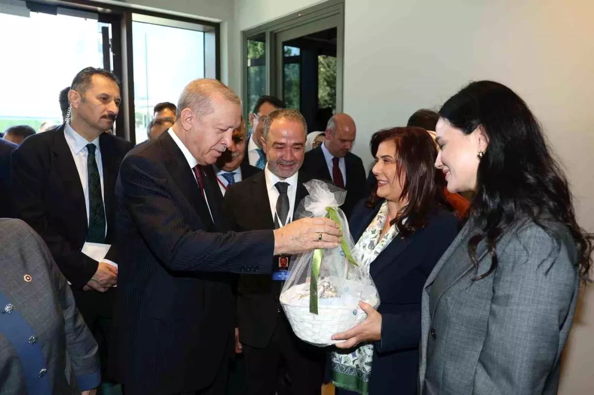 Çerçioğlu, Erdoğan\'a Aydın İnciri Takdim Etti