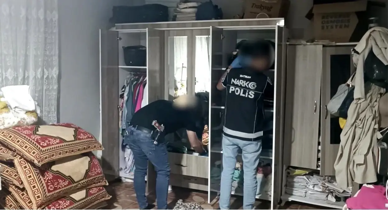 Batman\'da Uyuşturucu Operasyonu: 11 Tutuklama