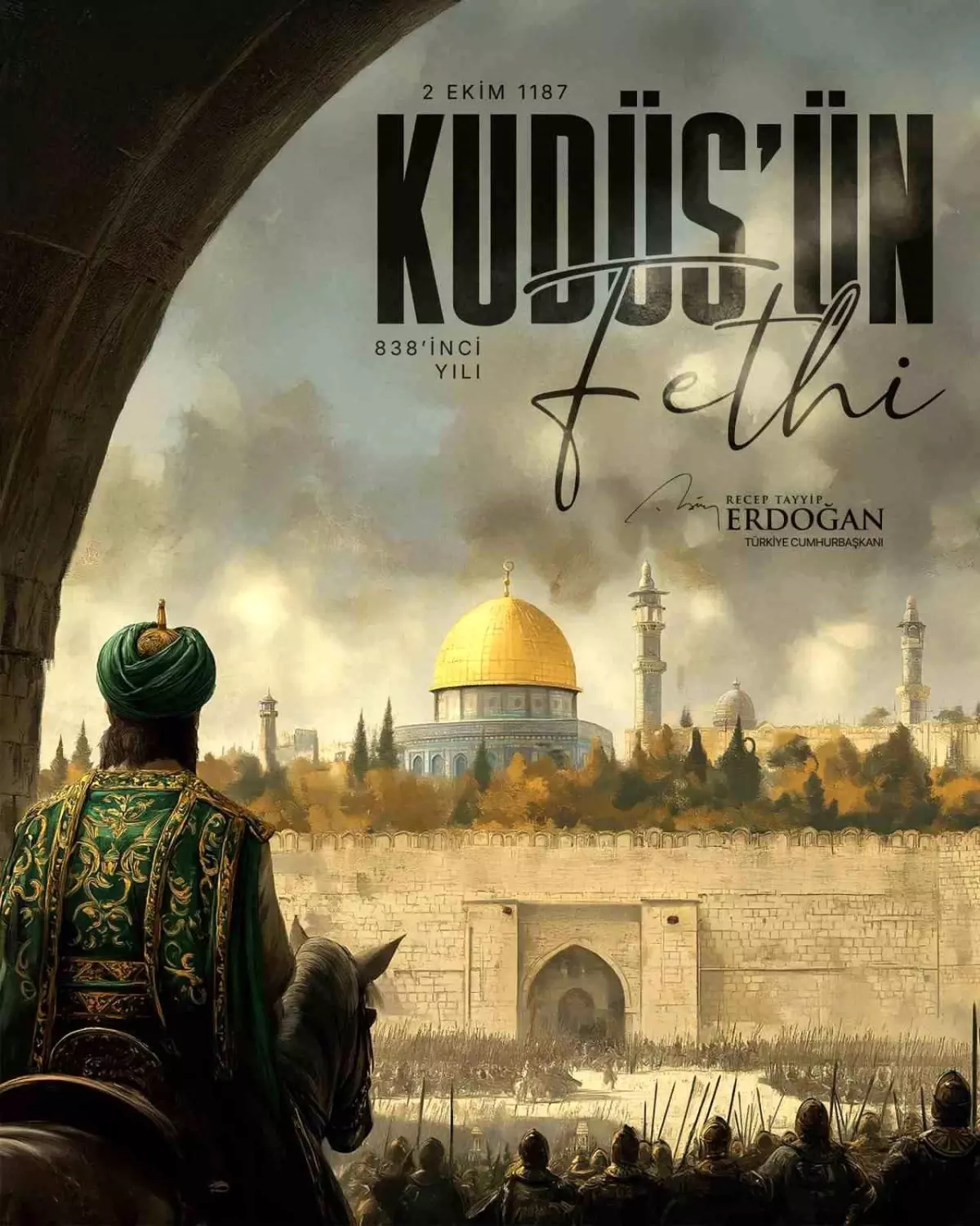 Erdoğan, Kudüs\'ün Fethi\'ni Kutladı