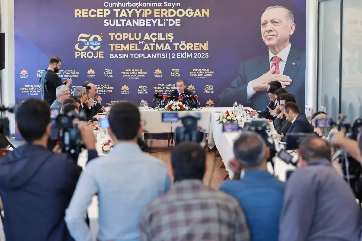 Cumhurbaşkanı Erdoğan, Sultanbeyli\'de 50 Projenin Toplu Açılışını Gerçekleştirecek