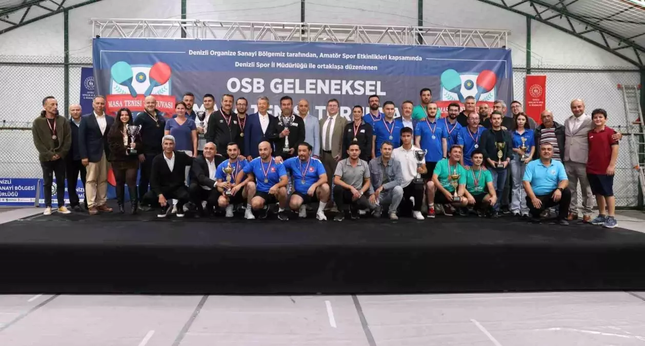 Denizli Masa Tenisi Turnuvası Sonuçlandı