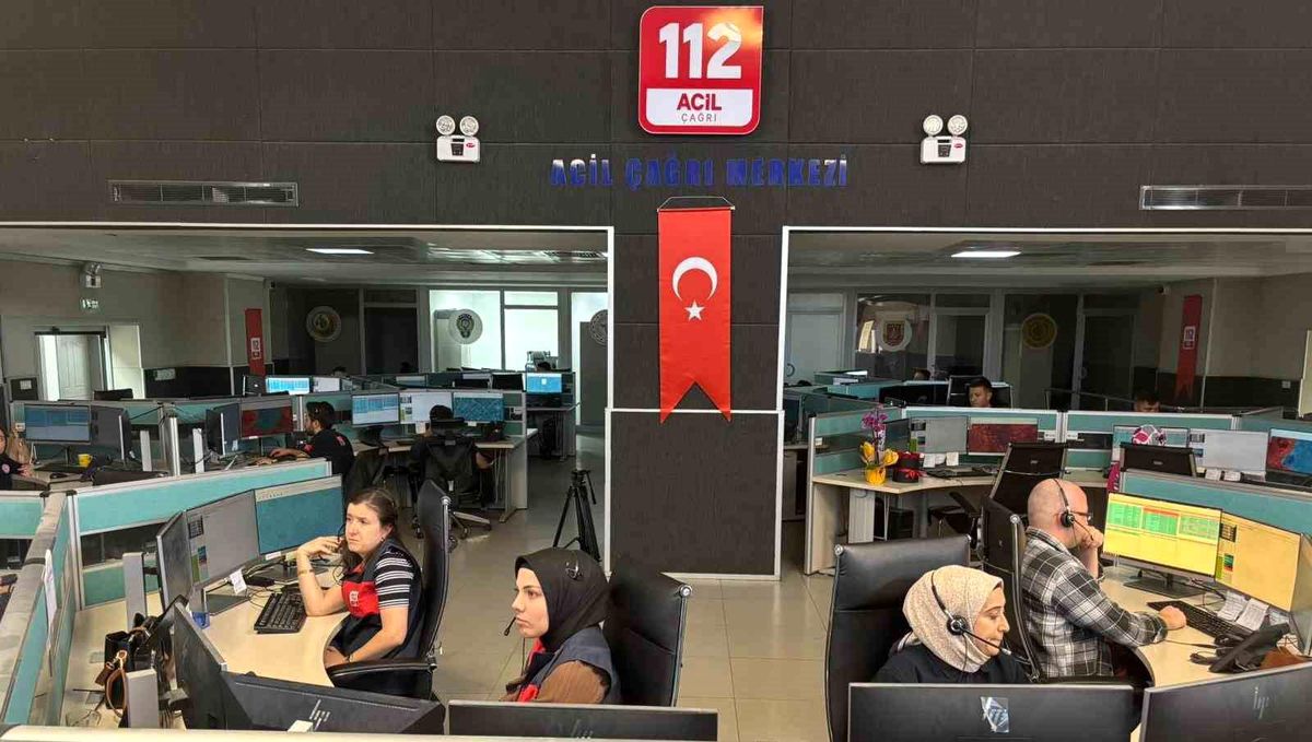 Gaziantep\'te 112\'ye Asılsız Çağrı Yüzde 74