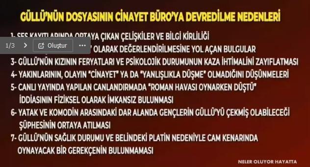 Güllü'nün ölümüyle ilgili soruşturma derinleşiyor: Cinayet masası devrede