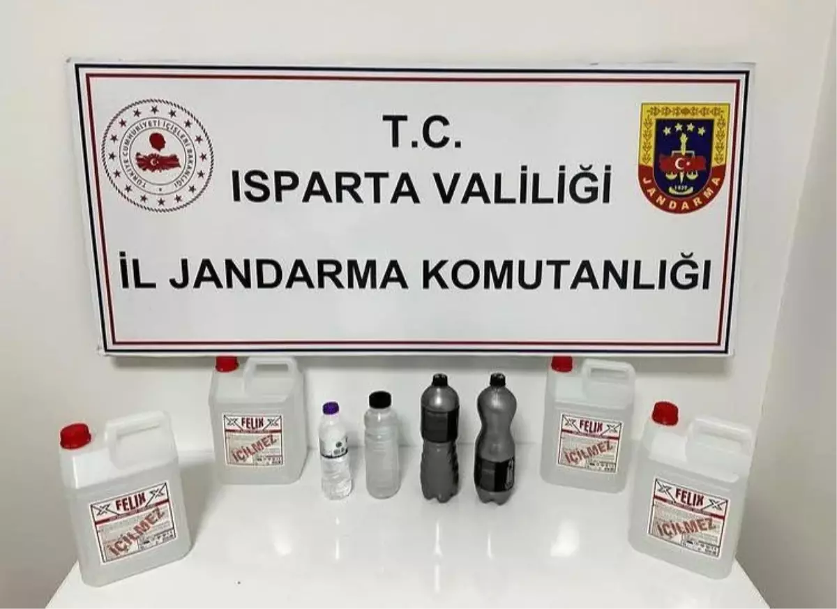 Isparta\'da Kaçak Alkol Operasyonu