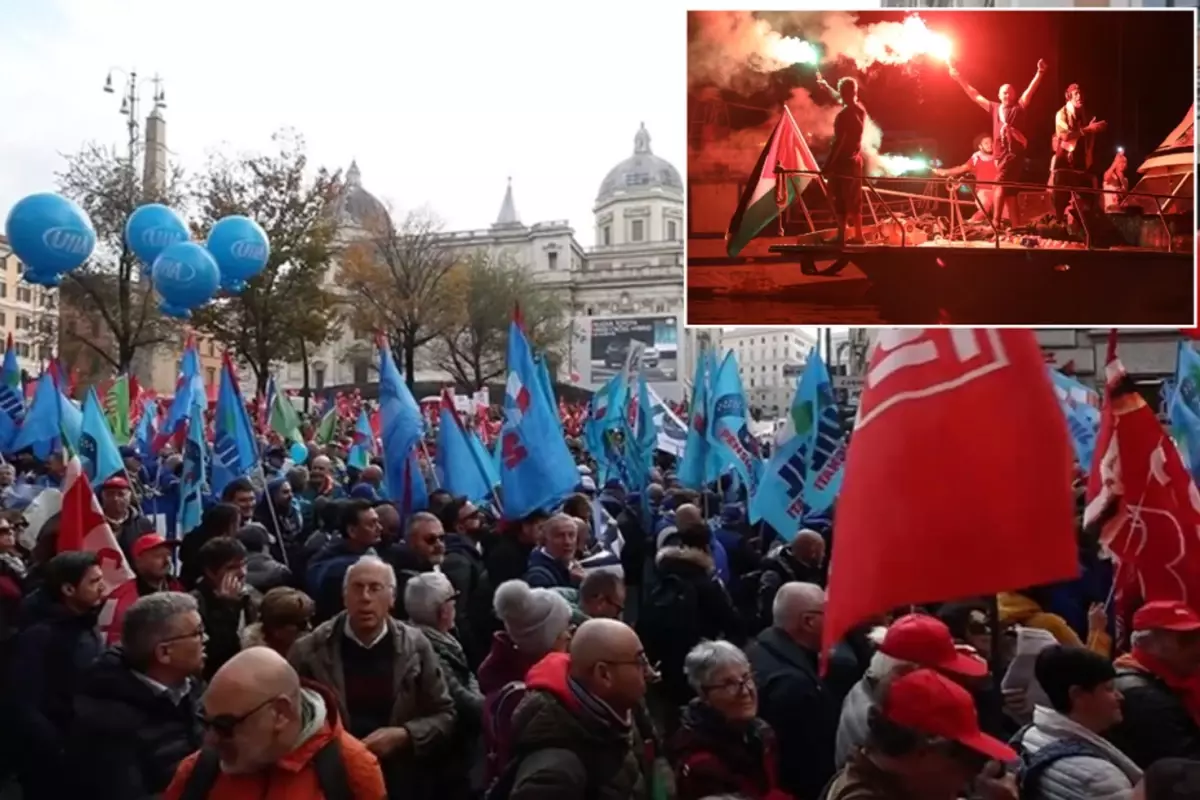 İsrail\'in Sumud Filosu saldırısının ardından İtalya\'da genel grev çağrısı