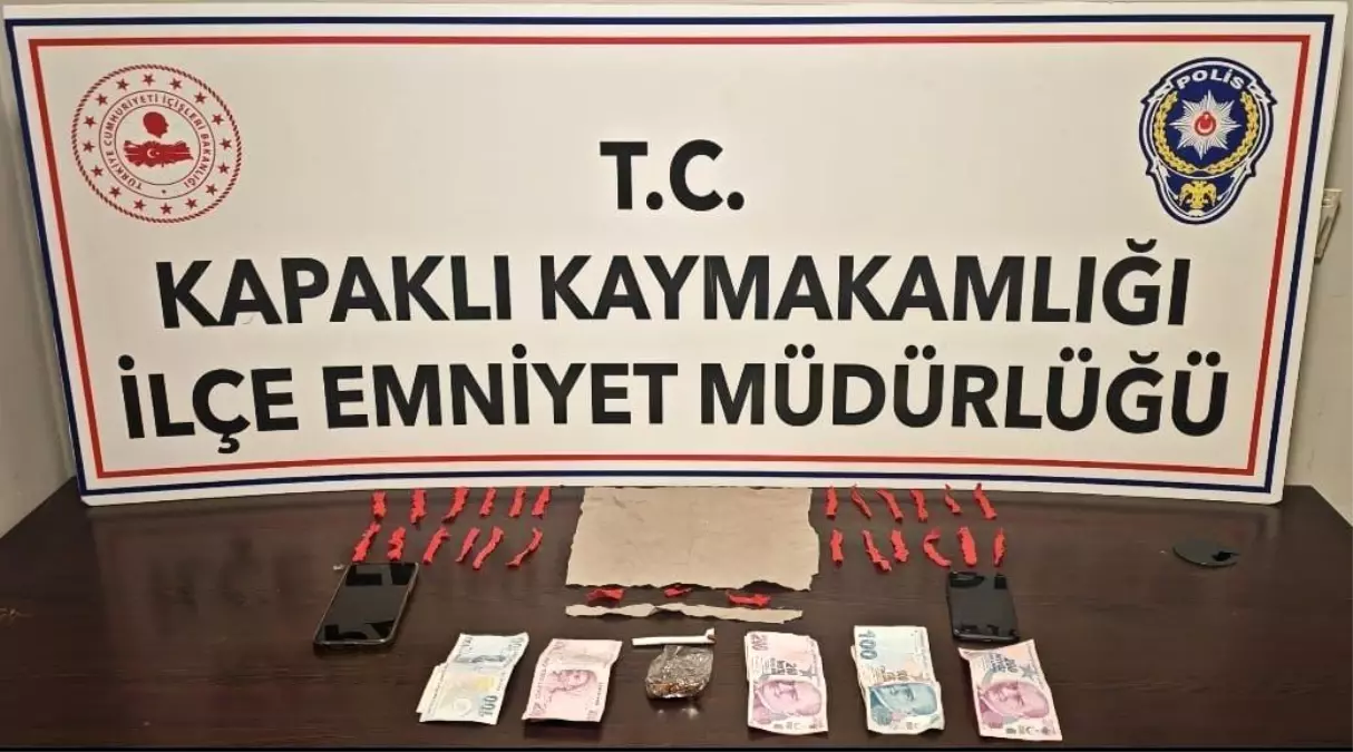 Kapaklı\'da Uyuşturucu Tacirlerine Operasyon