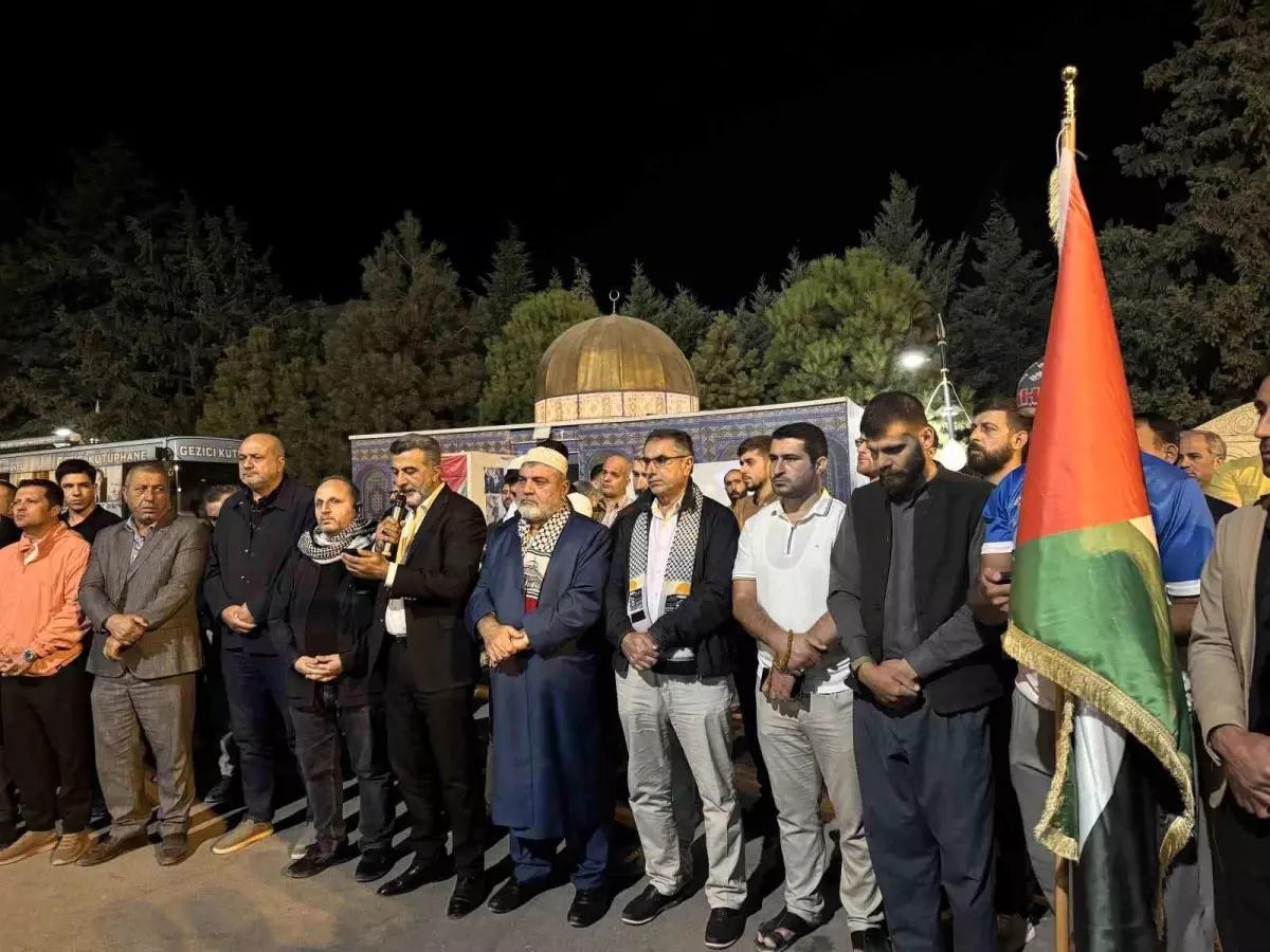 Mardin\'de İsrail Saldırılarına Protesto