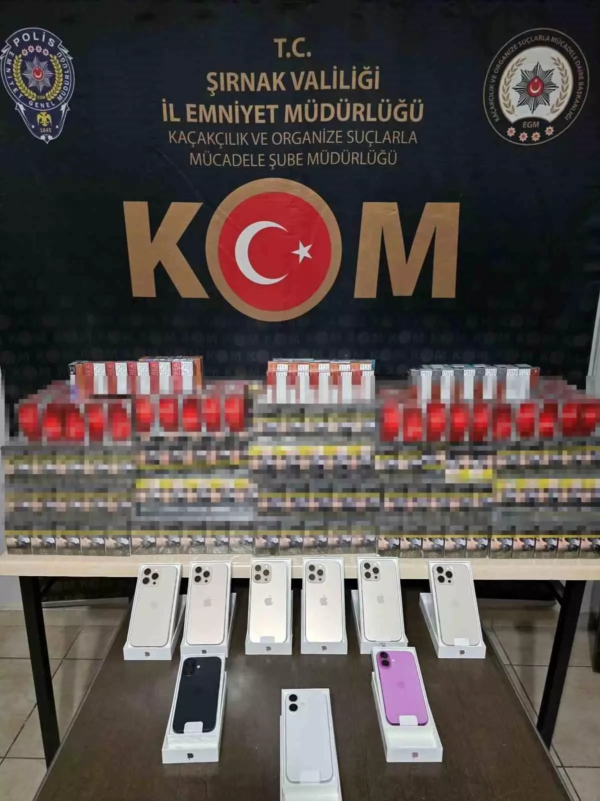 Silopi\'de Gümrük Kaçağı Malzeme Ele Geçirildi