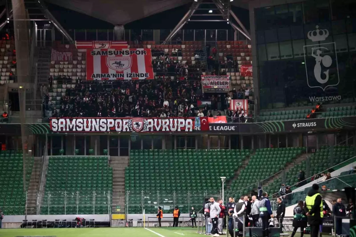 Samsunspor Legia Varşova Karşısında Önde