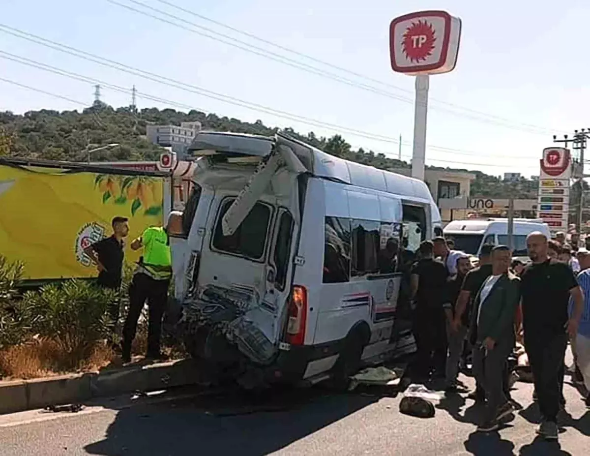 Milas-Bodrum Karayolunda Zincirleme Kazalar