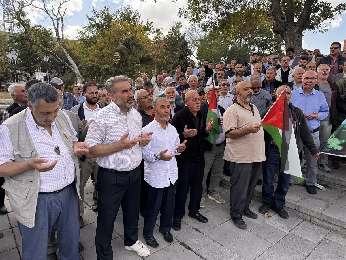 Aksaray\'da İsrail\'e Protesto