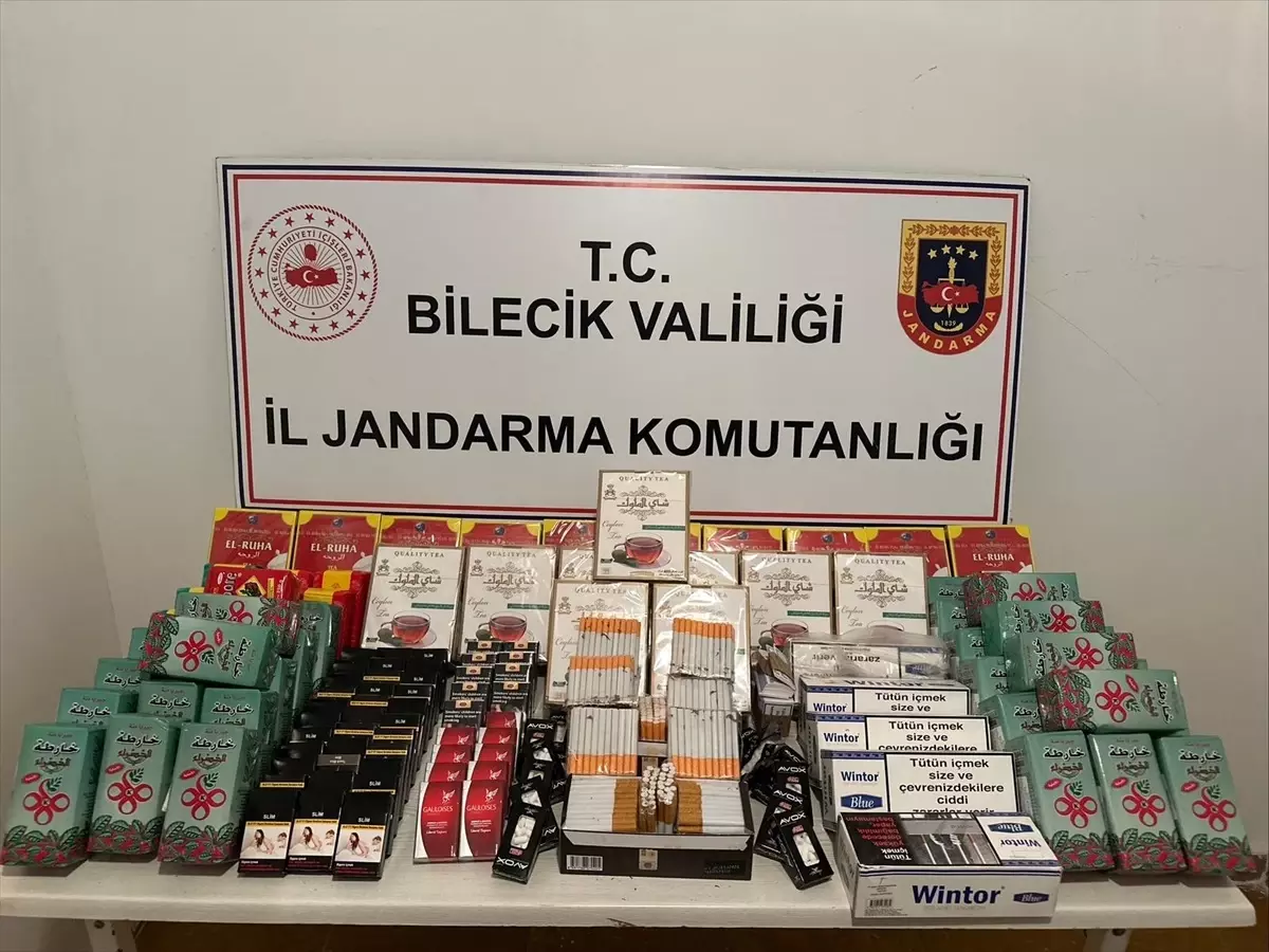 Bilecik\'te Kaçak Sigara ve Çay Ele Geçirildi