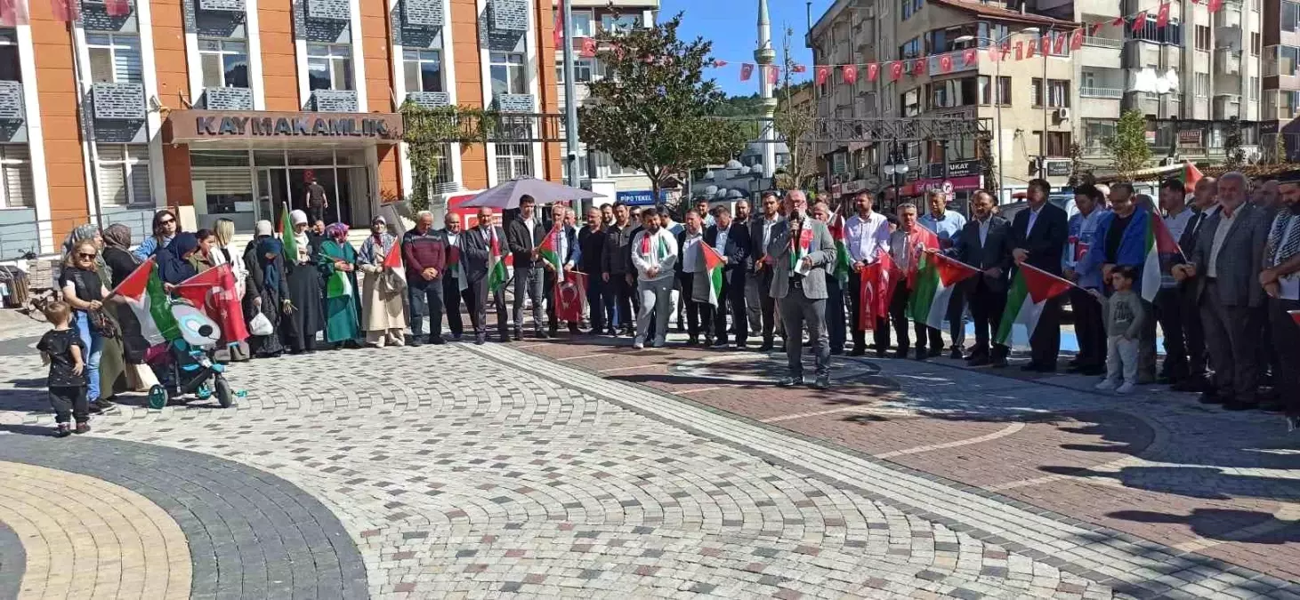 Devrek’te Filistin İçin Protesto