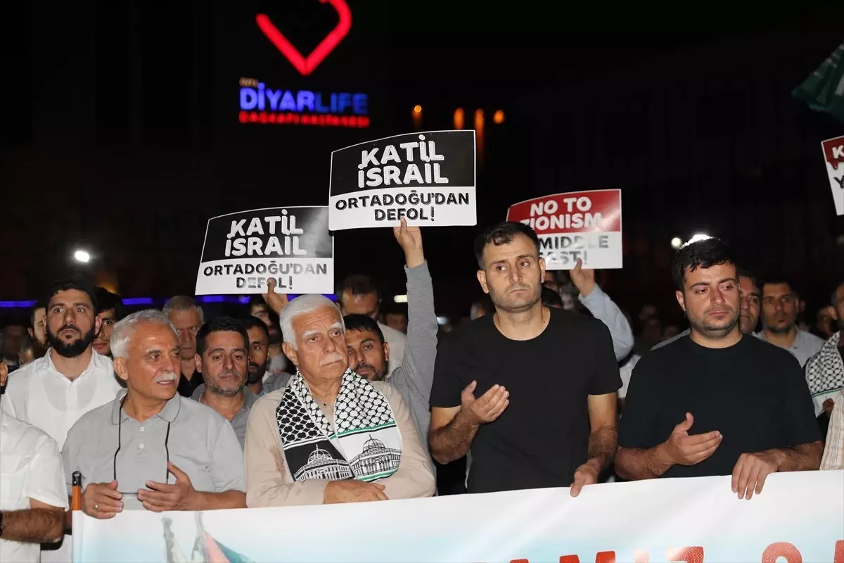 Diyarbakır\'da Sumud Filosu\'na Destek Gösterisi