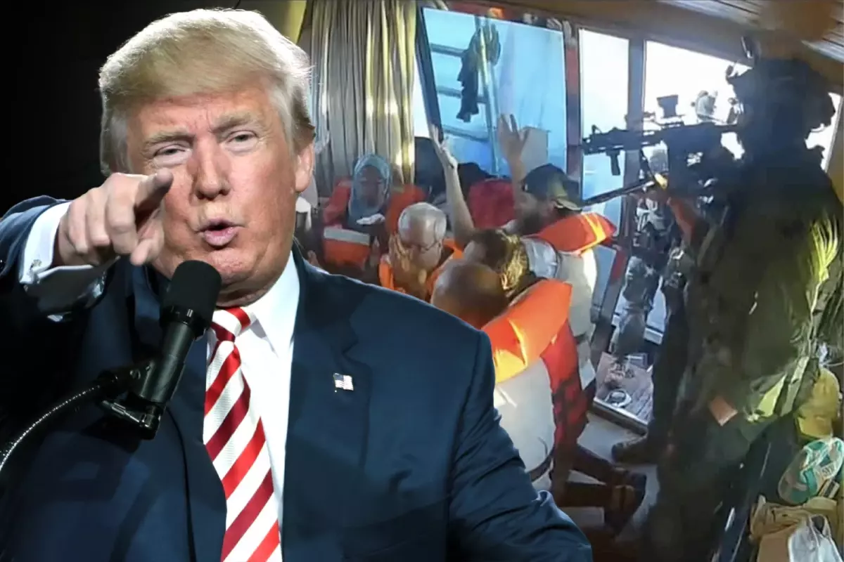 Sumud filosuna baskın sonrası Trump\'tan dikkat çeken Gazze açıklaması