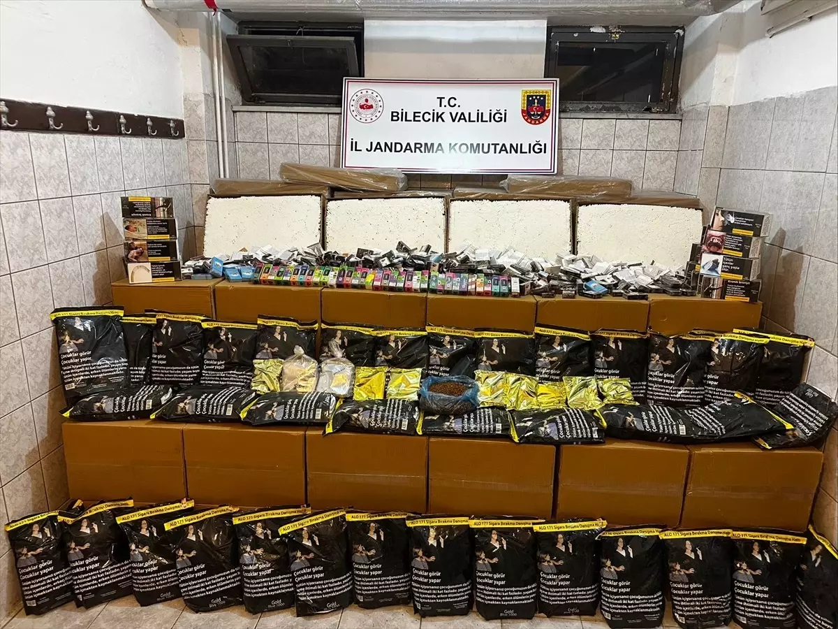 Bilecik\'te Kaçak Tütün Operasyonu